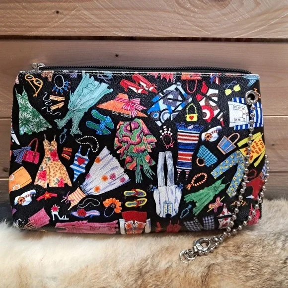 Sydney Love Multicolor Fashion Print Clutch - Picture 1 of 6